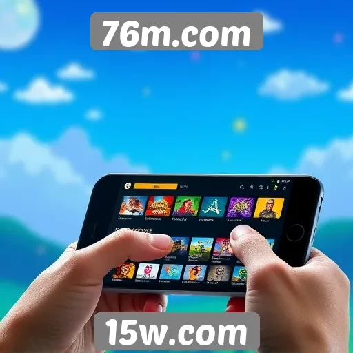 Experiência do usuário em dispositivos móveis no 76m.com